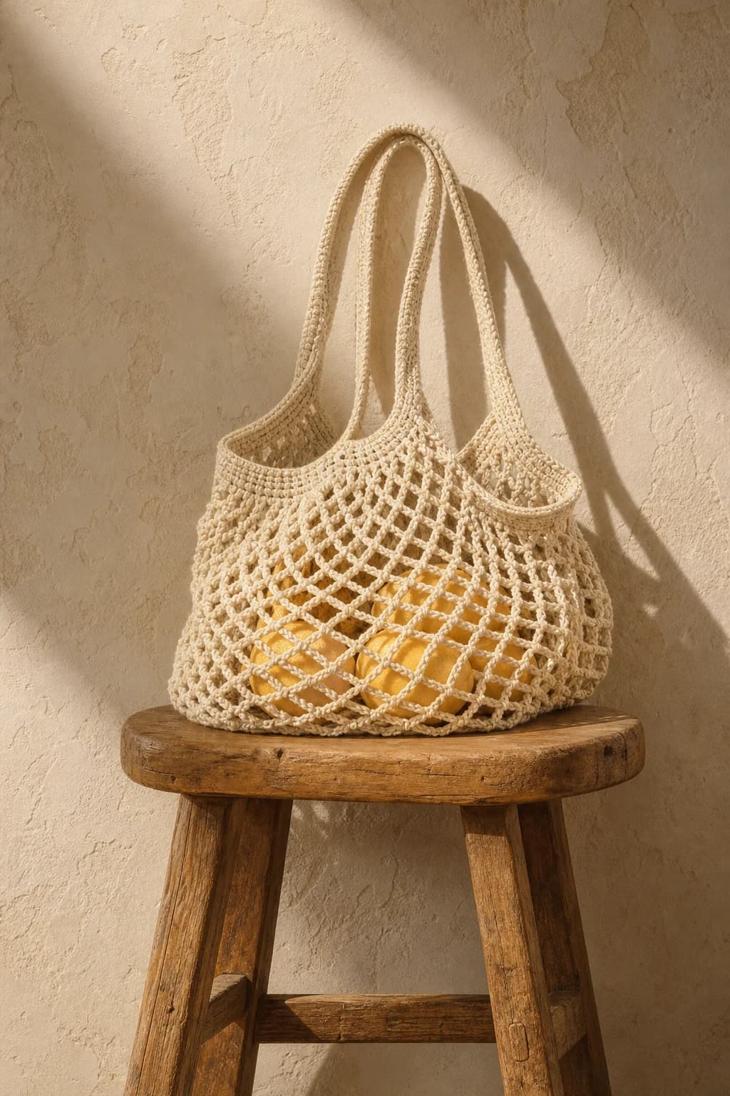 The Sunday Market Bag — illustrative crochet design